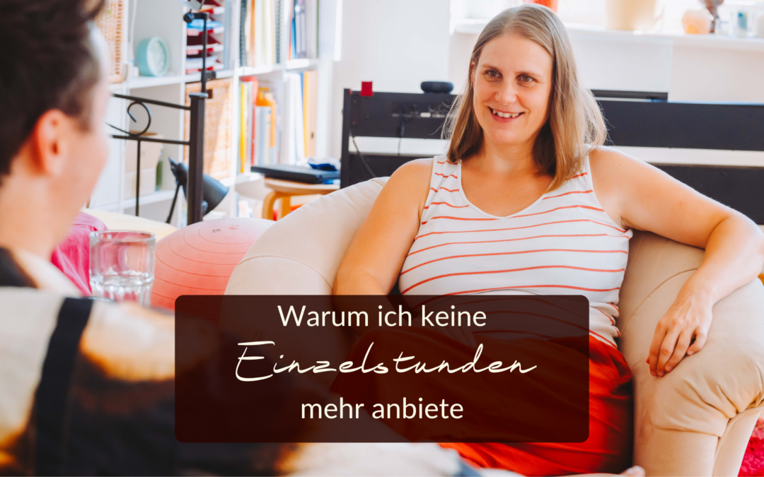 Warum ich als Coach für Bühnenmenschen keine Einzelstunden mehr anbiete